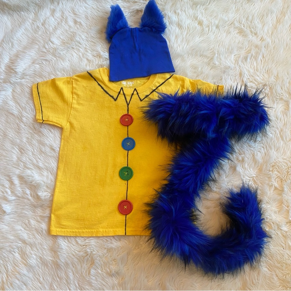 Custom-Made Pete the Cat Kids Costume | XS Extra Small